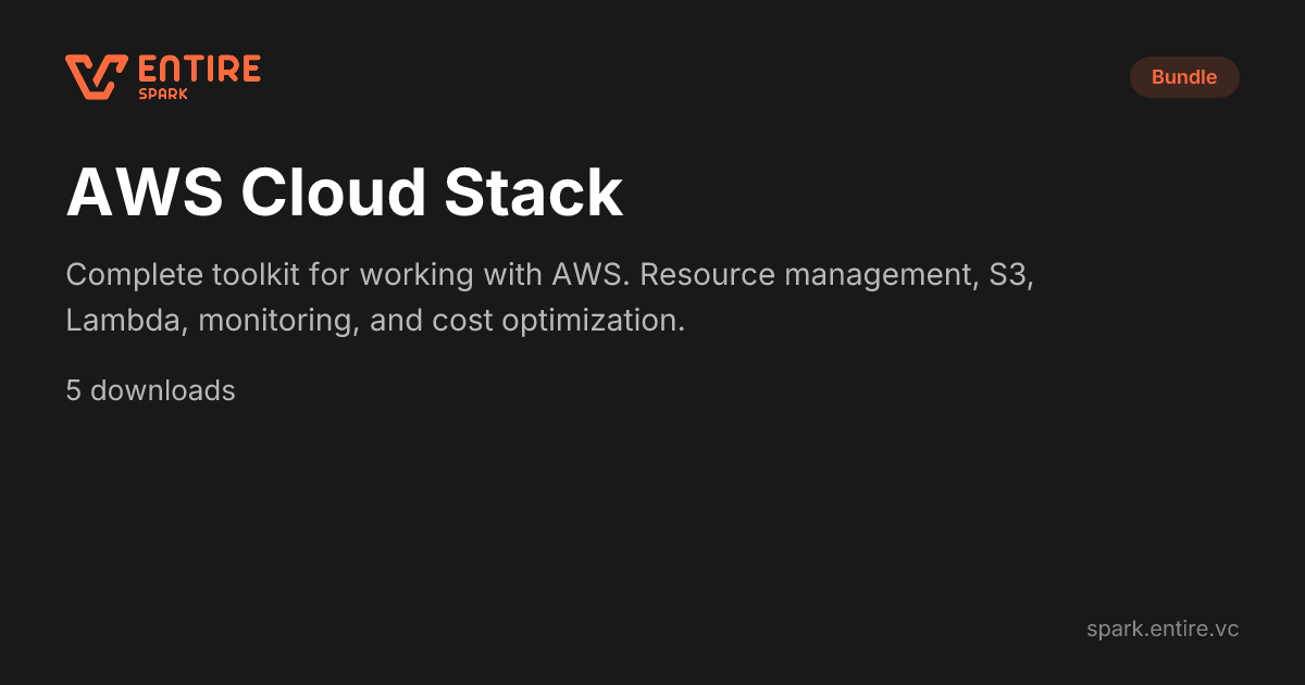 AWS Cloud Stack: Design, Deploy - Bundle | Spark