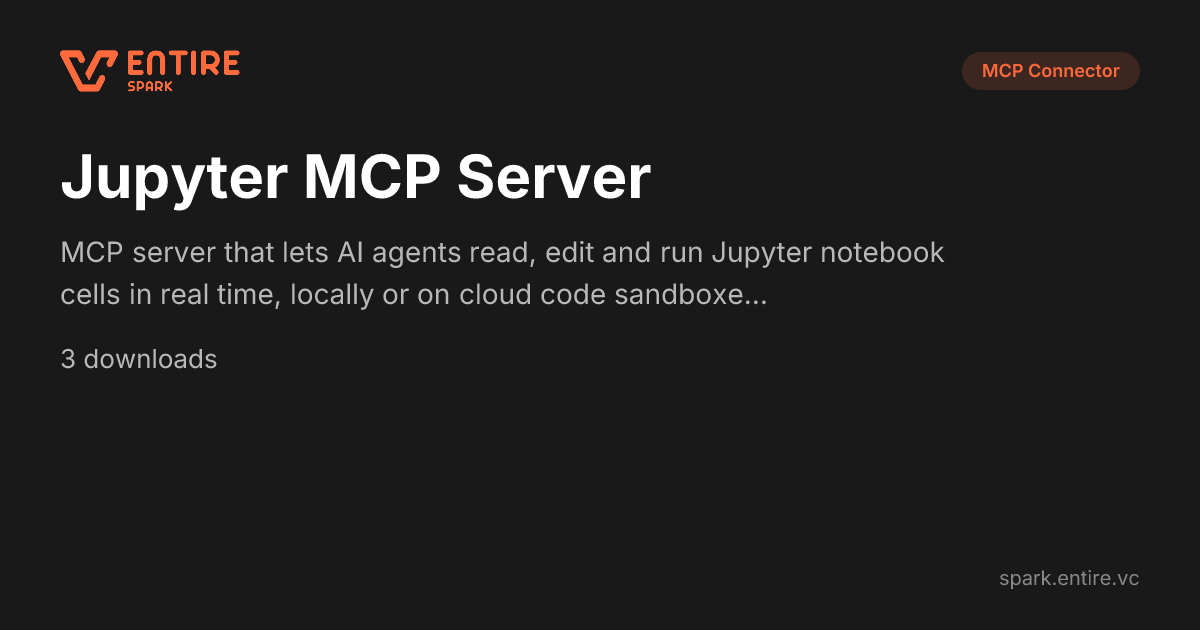 Jupyter MCP Server - Real-Time - MCP | Spark
