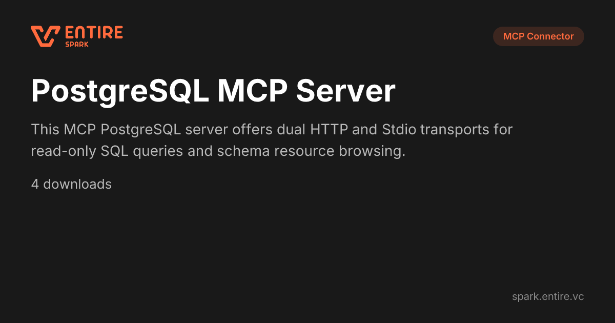 PostgreSQL MCP Server - MCP | Spark