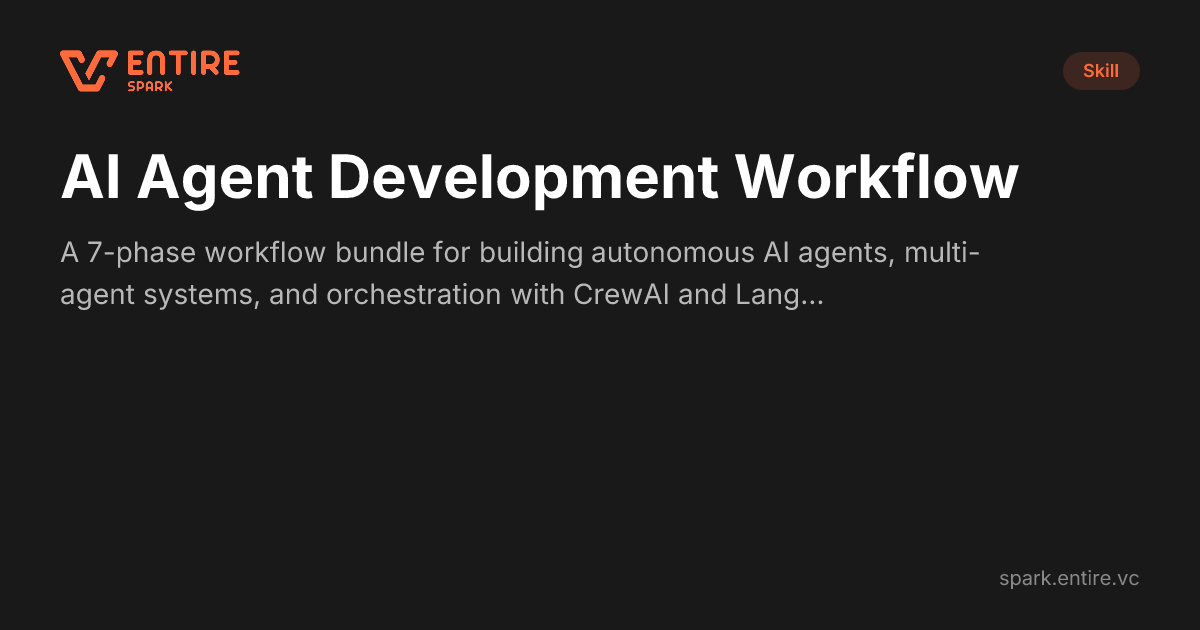 Develop Autonomous AI Agents and Systems — Claude Skill | Spark by ...